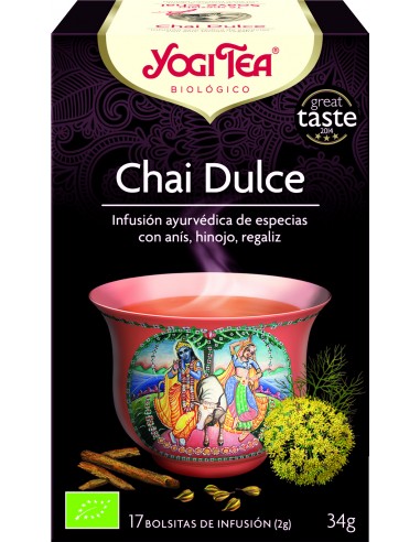 YOGI TEA CHAI DULCE - 17 FILTROS