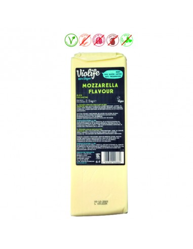 (F) GRANEL BLOQUE VEGANO SABOR MOZZARELLA - 2,5KG.