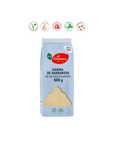 HARINA DE GARBANZOS BIO - 500GR.