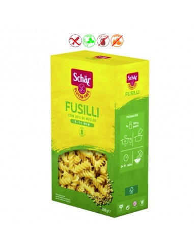 FUSILLI SIN GLUTEN - 500GR.