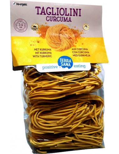 TAGLIOLINI PASTA DE TRIGO Y CURCUMA - 250GR.