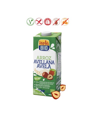 BEBIDA DE ARROZ Y AVELLANAS BIO - 1 LITRO