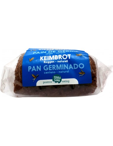 PAN DE CENTENO GERMINADO NATURAL - 400GR.