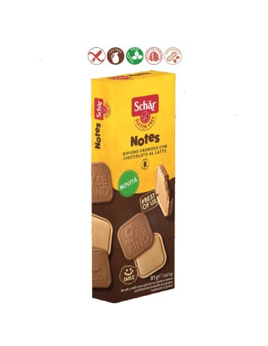 NOTES GALLETAS CON CHOCOLATE SIN GLUTEN - 81GR.