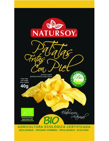 PATATAS FRITAS CON PIEL - 40GR.