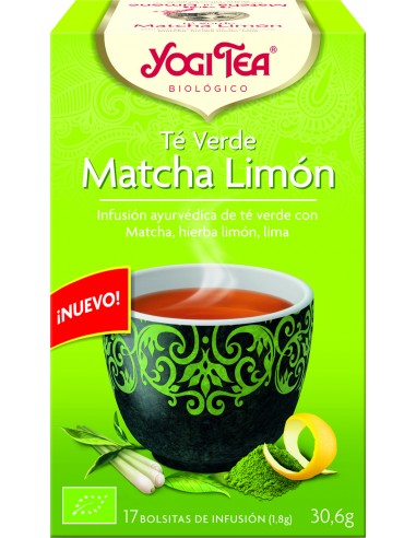 YOGI TEA MATCHA LIMON (TE VERDE) - 17 FILTROS