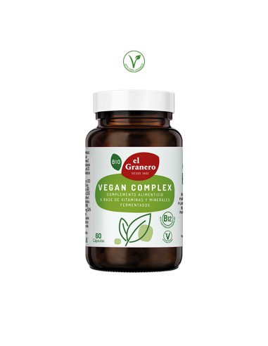 (E) VEGAN COMPLEX CON B12 - 60 CAPSULAS