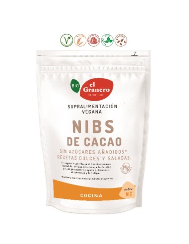  NIBS DE CACAO BIO - 200GR.**