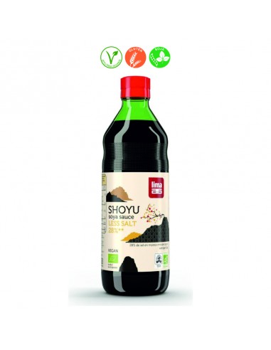 SHOYU 28%  MENOS SAL - 250ML.