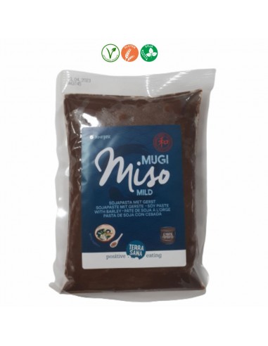 MUGI MISO PASTURIZADO (SOJA-CEBADA) BIO - 400GR.