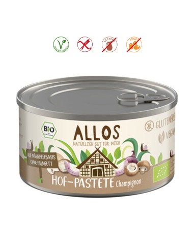 PATE VEGETAL CON CHAMPIÑONES BIO - 125GR.