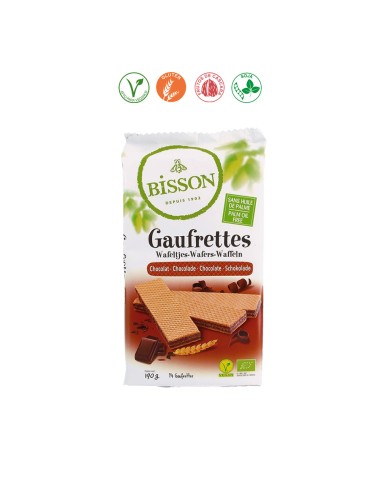 WAFFERS DE CHOCOLATE GALLETA BARQUILLO - 190GR.