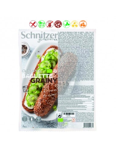 PAN BAGUETTE GRAINY SEMILLAS SIN GLUTEN - 320GR.