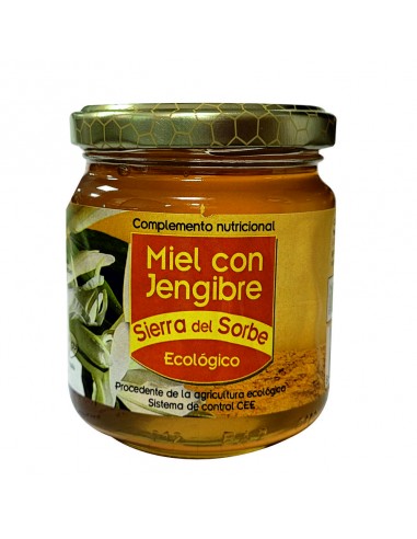 MIEL CON JENGIBRE ECO - 250GR.