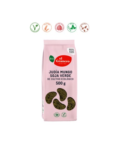 JUDIA MUNGO(SOJA VERDE) BIO - 500GR.