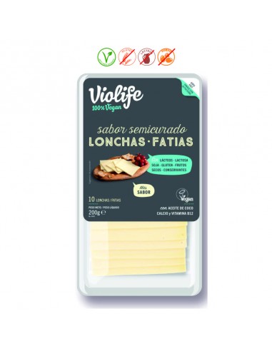 (F) LONCHAS VEGANAS ESTILO SEMICURADO - 200GR.