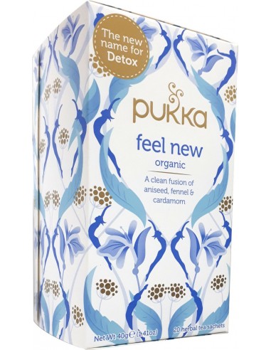 PUKKA SENTIRSE NUEVO FEEL NEW (DETOX) - 20 FILTROS