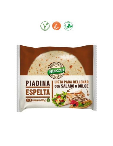 PIADINA (TORTILLA) ESPELTA - 225GR