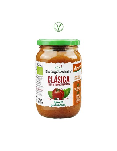 SALSA TOMATE CLASICA ALBAHACA BIO BOI - 350ML