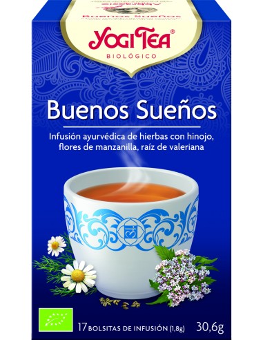 YOGI TEA BUENOS SUEÑOS  (BUENAS NOCHES ) - 17 FILT