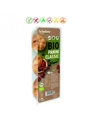 PANECILLOS PANINI CLASICO SIN GLUTEN BIO - 188GR.