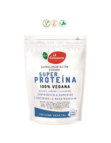  PLUS PROTEINA BIO (GUISANTE, ALGARROBA, CAÑAMO) - 200GR