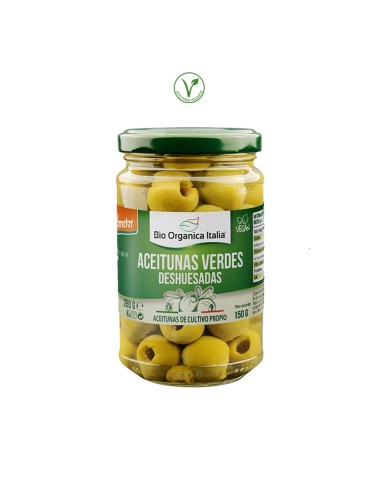 ACEITUNA VERDE DESHUESADA BOI - 280GR.