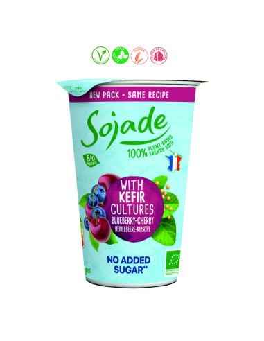 (F) SOJADE KEFIR ARANDANO CEREZA SIN AZUCAR - 250M