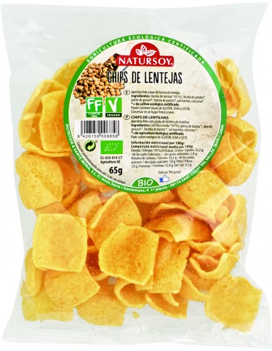 CHIPS DE LENTEJAS - 65GR.