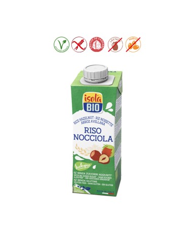 BEBIDA MINI ARROZ AVELLANAS BIO - 250ML.