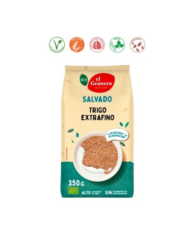 SALVADO DE TRIGO EXTRAFINO BIO - 350GR.