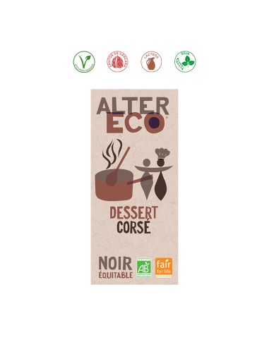 CHOCOLATE NEGRO PARA POSTRES BIO - 200GR.