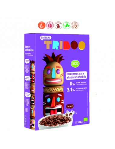 CEREALES DESAYUNO CON CHOCOLATE BIO - 300GR.