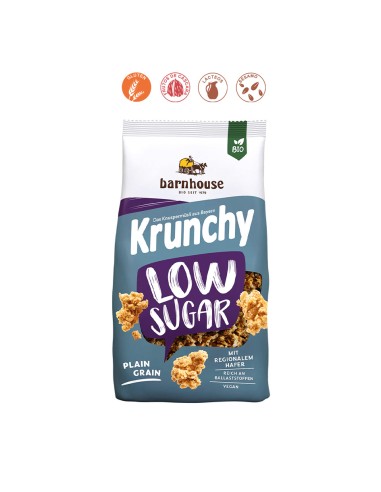 MUESLI KRUNCHY LOW SUGAR GRANO SIMPLE AVENA - 375GR.