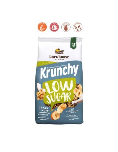 MUESLI KRUNCHY LOW SUGAR FRUTOS SECOS - 375GR