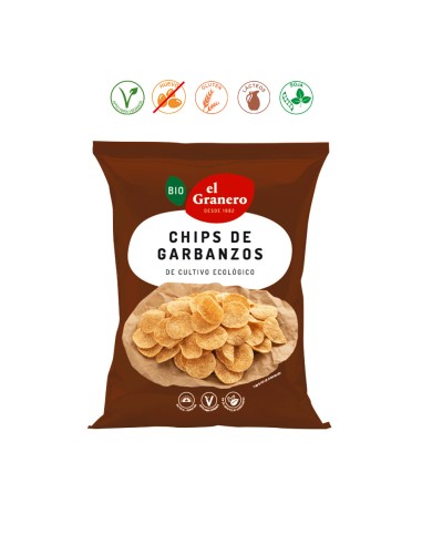 CHIPS DE GARBANZOS BIO - 80GR.