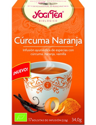 YOGI TEA CURCUMA NARANJA - 17 FILTROS