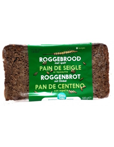 PAN DE CENTENO CON ESPELTA - 500GR.