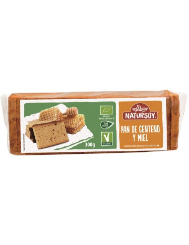 PAN DE CENTENO Y MIEL - 300GR.