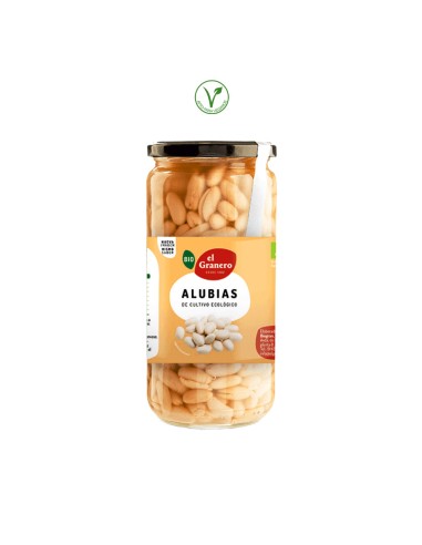 (D) ALUBIAS BLANCAS COCIDAS BIO - 660GR.^^