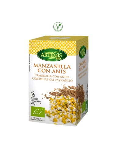 MANZANILLA CON ANIS INFUSION - 20 FILTROS