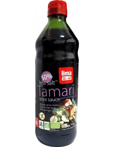 TAMARI 50% MENOS SAL - 500ML.