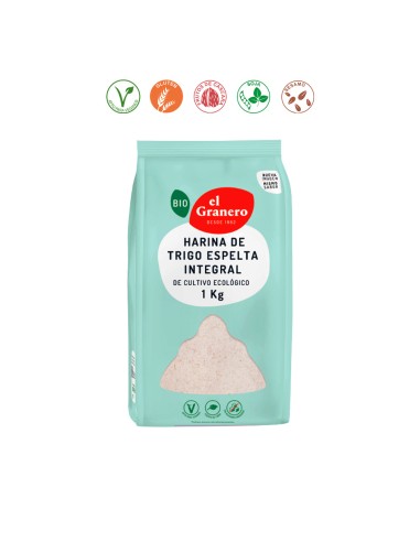 HARINA DE TRIGO ESPELTA INTEGRAL BIO - 1KG.