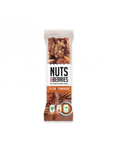 EXP BARRITA NUECES CANELA NUTS&BERRIES - 15X30GR.