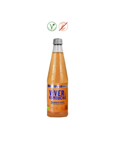 (F) VIVER KOMBUCHA NARANJA CANELA - 330ML.