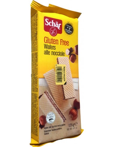 WAFELS ALLE AVELLANAS SIN GLUTEN - 125GR.