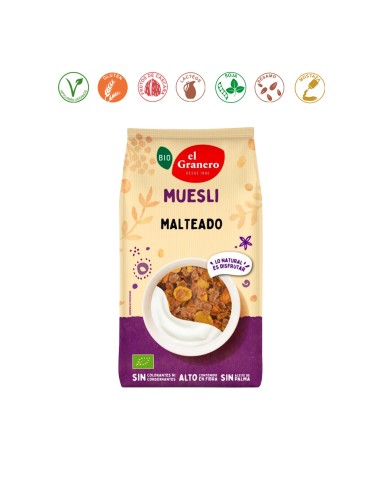 MUESLI MALTEADO BIO - 400GR.