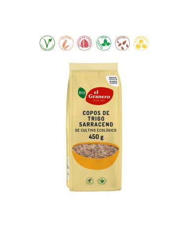 COPOS DE TRIGO SARRACENO BIO - 450GR.