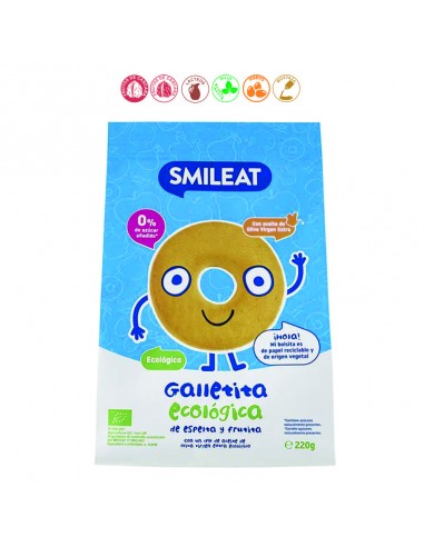 GALLETITAS INFANTILES DE ESPELTA MANZANA - 220GR.