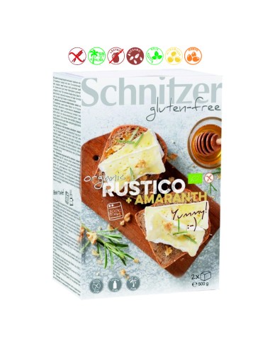 PAN MOLDE RUSTICO DE AMARANTO SIN GLUTEN - 500GR.